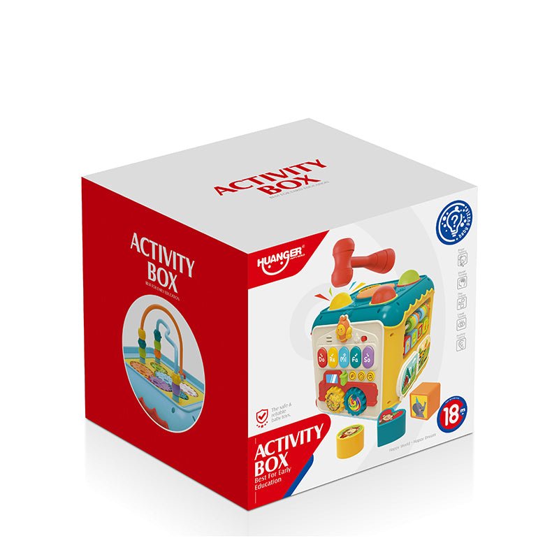 Cubo Didáctico Musical de Encaje Montessori 11 Actividades - Martina Baby & Kids