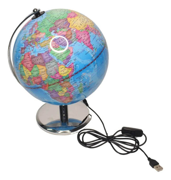Globo Terráqueo Led Iluminado educativo - Martina Baby & Kids