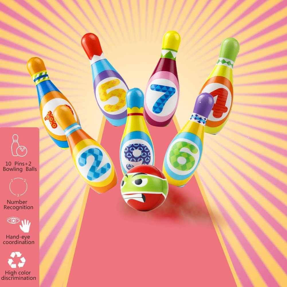 Juego de Palitroques Bowlling Infantil 12 Piezas - Martina Baby & Kids