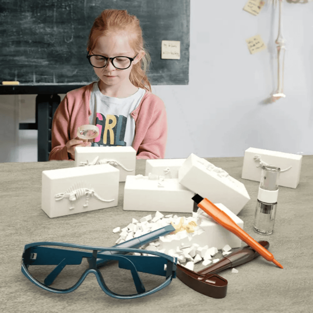 Juego de Excavación Fósiles Dinosaurio 6 en 1 - Martina Baby & Kids