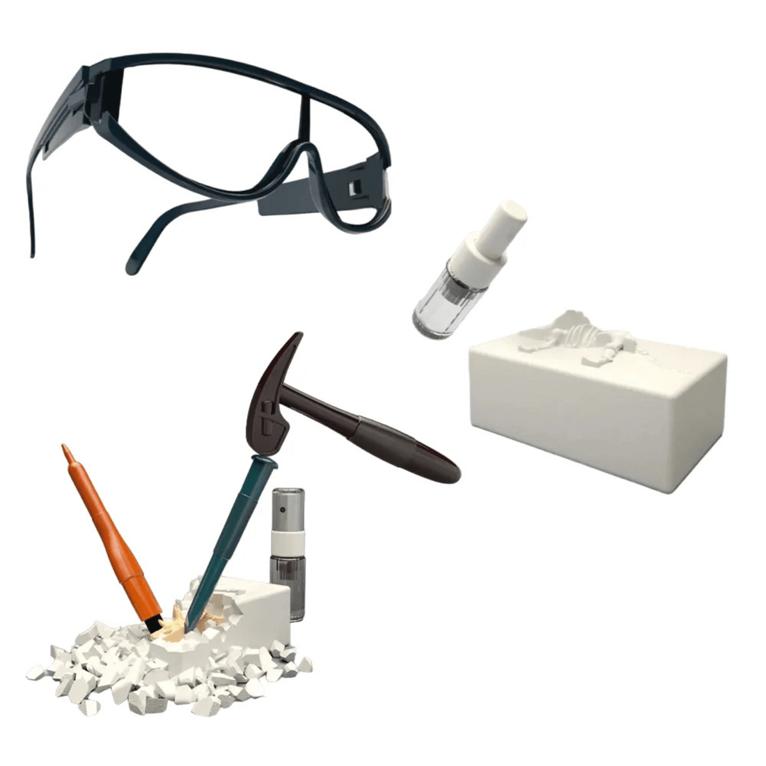 Juego de Excavación Fósiles Dinosaurio 6 en 1 - Martina Baby & Kids