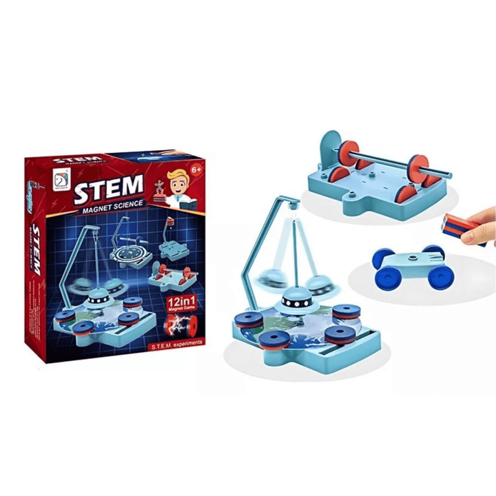 Juego Didáctico Imanes Experimento Ciencia 2 En 1 Educativo - Martina Baby & Kids