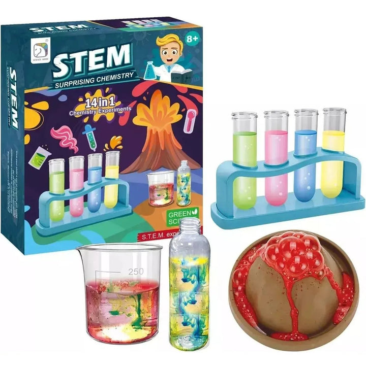 Juegos de Química Ciencia 14 En 1 Stem Educativo - Martina Baby & Kids