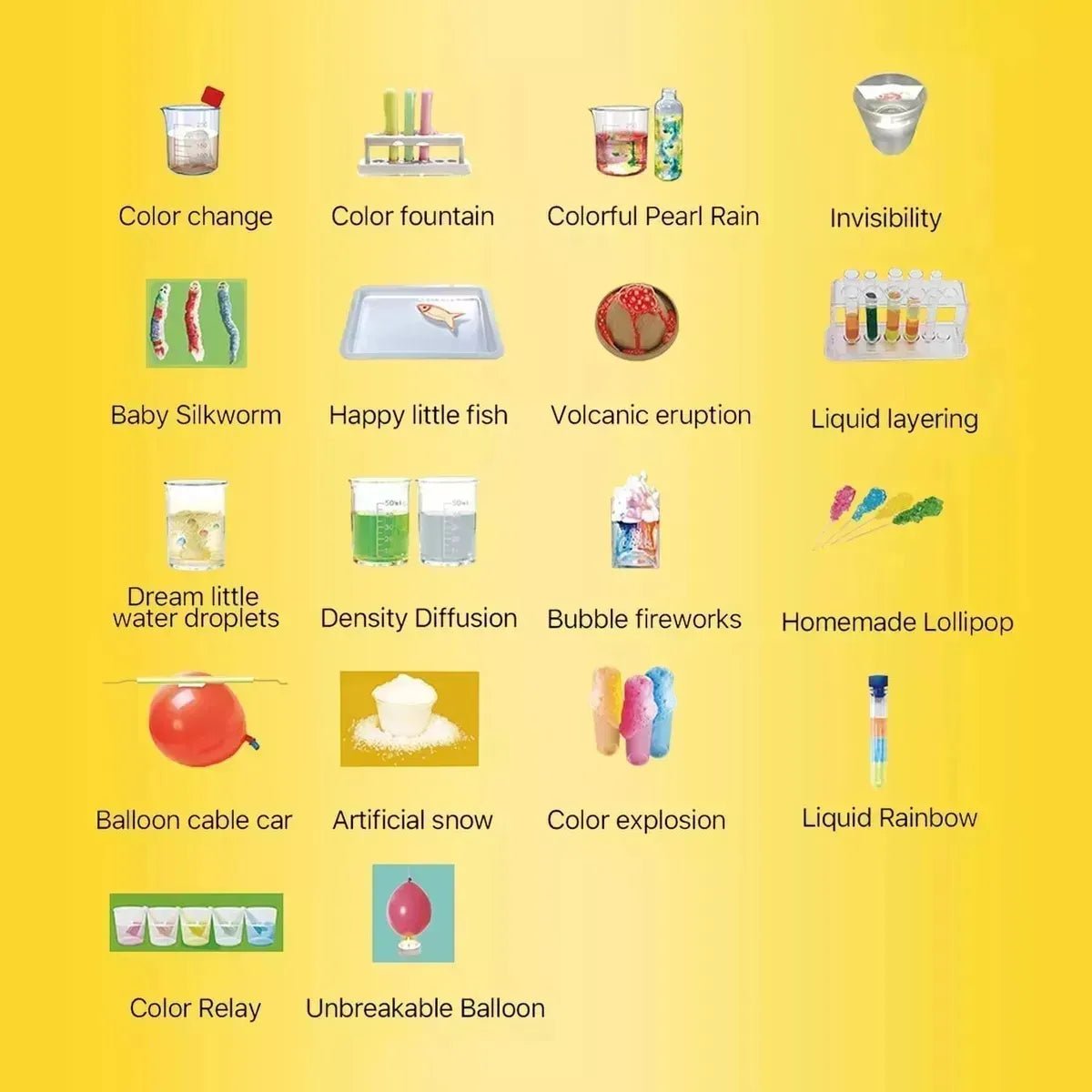 Juegos de Química Ciencia 14 En 1 Stem Educativo - Martina Baby & Kids