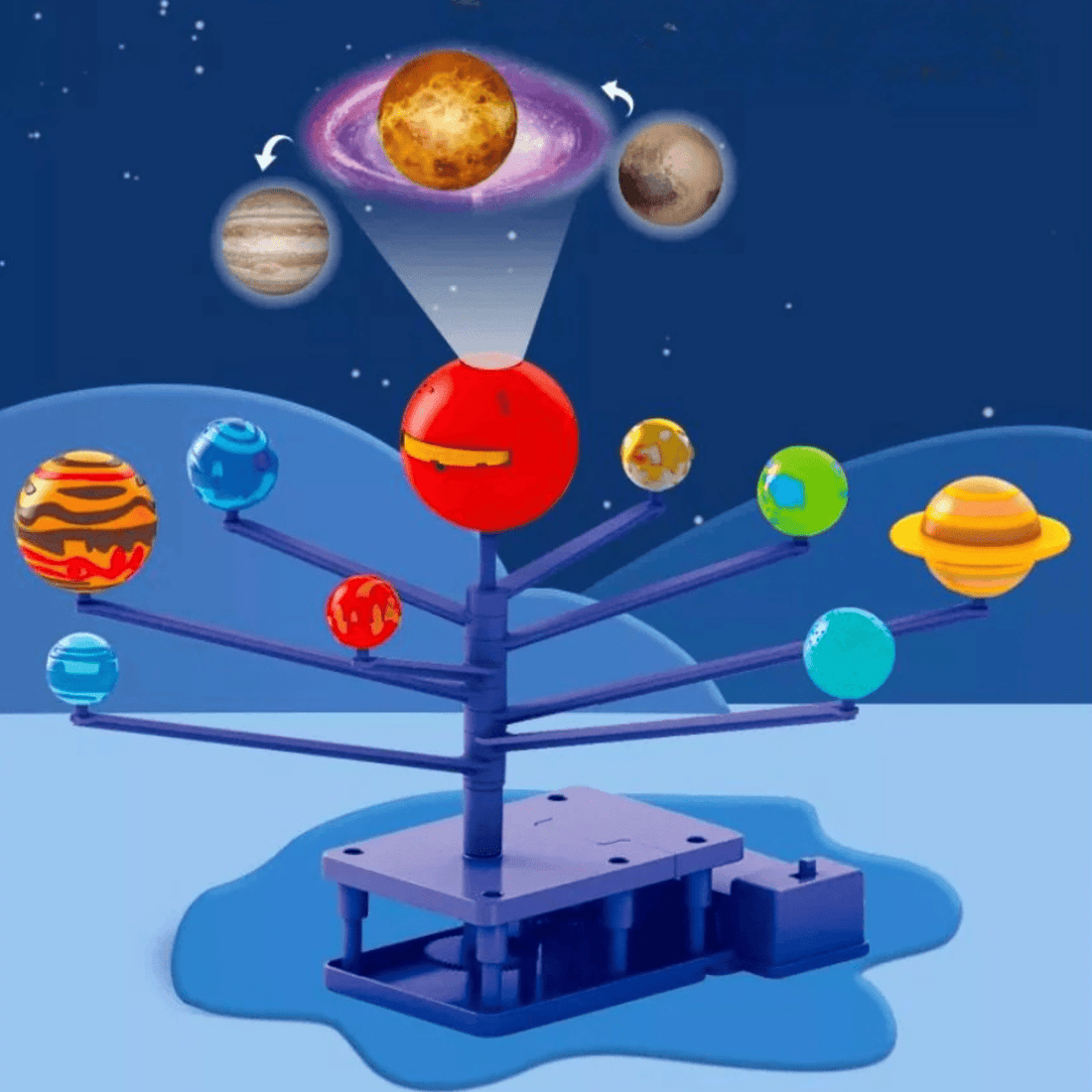 Sistema Solar 360º con Proyección Juguete Educativo - Martina Baby & Kids