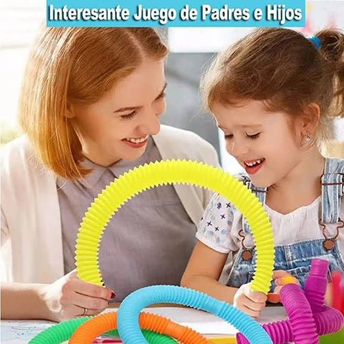 12 Pop Tubes Fidget Toys - Juguete Sensorial Para Niños - Martina Baby & Kids
