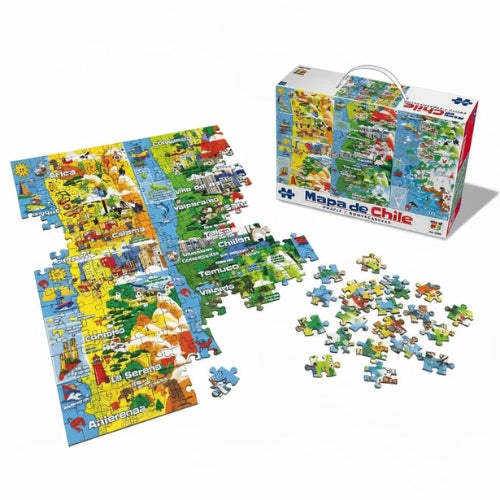 Puzzle Mapa de Chile 200 Piezas
