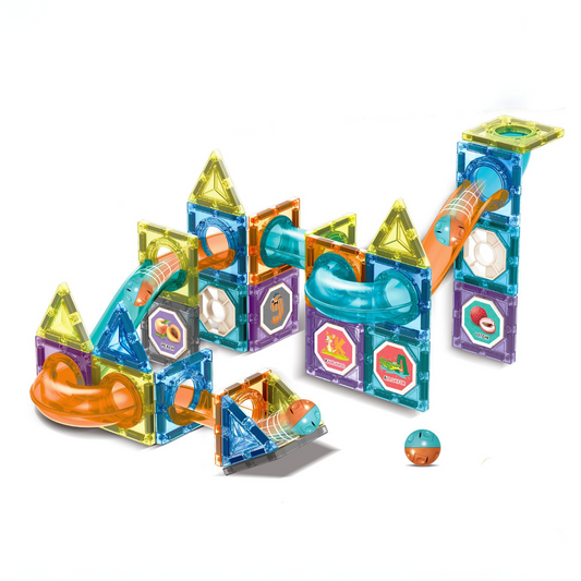 Tobogán 68 piezas Bloques Magnéticos Set de Construcción