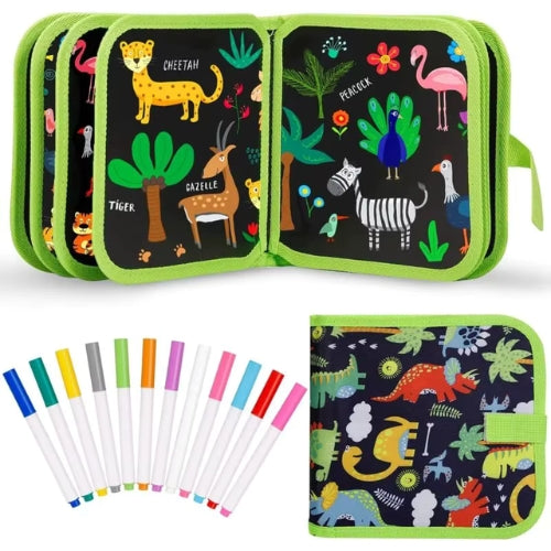 Libro Pizarra 5 Hojas con Set Plumón