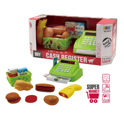 Caja Registradora de Juguete con Luces y Sonidos