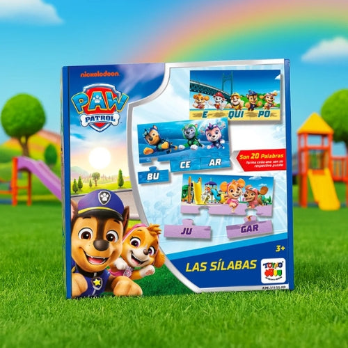 Juego de Mesa Separando Sílabas - Paw Patrol