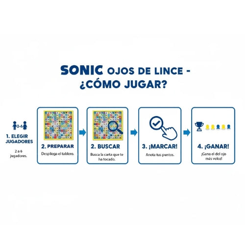 Juego De Mesa Ojos De Lince - Sonic
