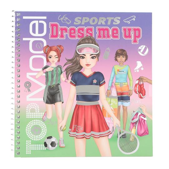 TOPModel Dress Me Up Libro de pegatinas de deportes