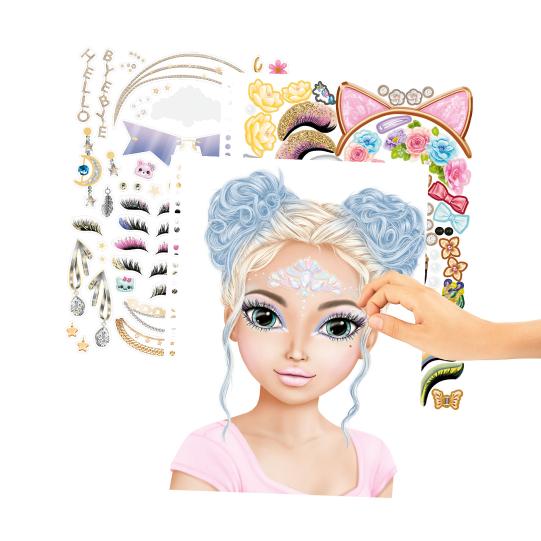 TOPModel Make up Colouring Book