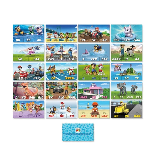 Juego de Mesa Separando Sílabas - Paw Patrol