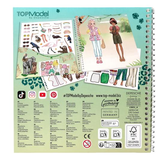 TOPModel Dress Me Up Stickerbook Safari