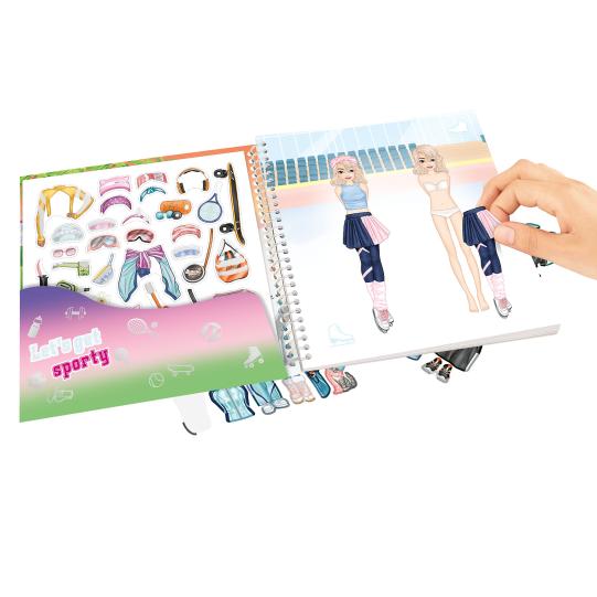 TOPModel Dress Me Up Libro de pegatinas de deportes
