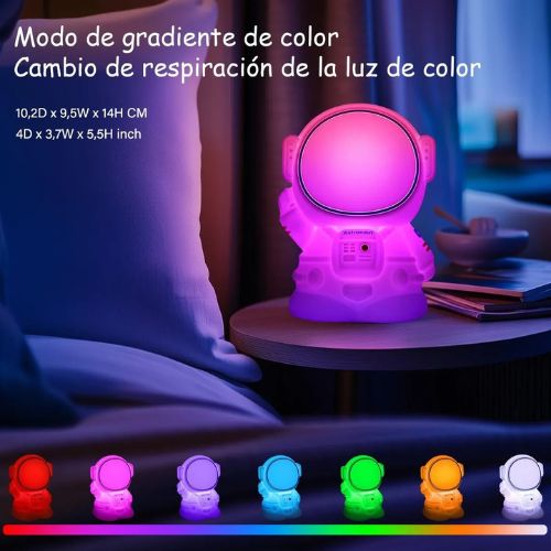 Lámpara Led Silicona en Forma de Astronauta - Martina Baby & Kids