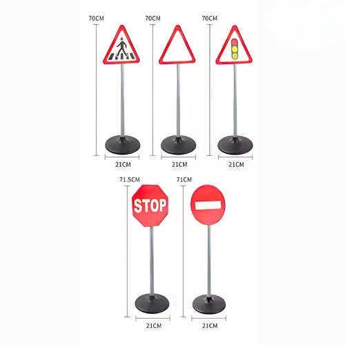 Mini Signos De Tránsito Para Niños 5 Piezas - Martina Baby & Kids