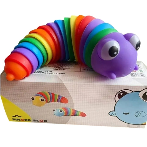 Juguete Sensorial Gusano Oruga Finger Slug