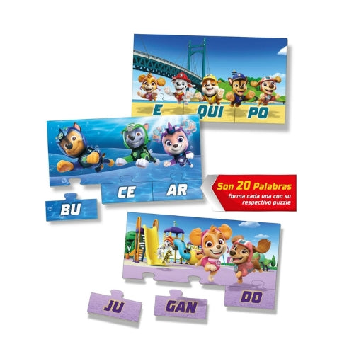 Juego de Mesa Separando Sílabas - Paw Patrol