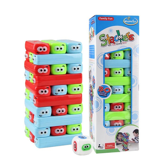 Juego De Jenga Infantil Didáctico Para Niños 30 Piezas