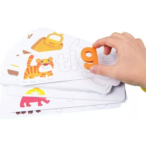 Juego De Palabras Infantil Deletreo Montessori Aprendizaje