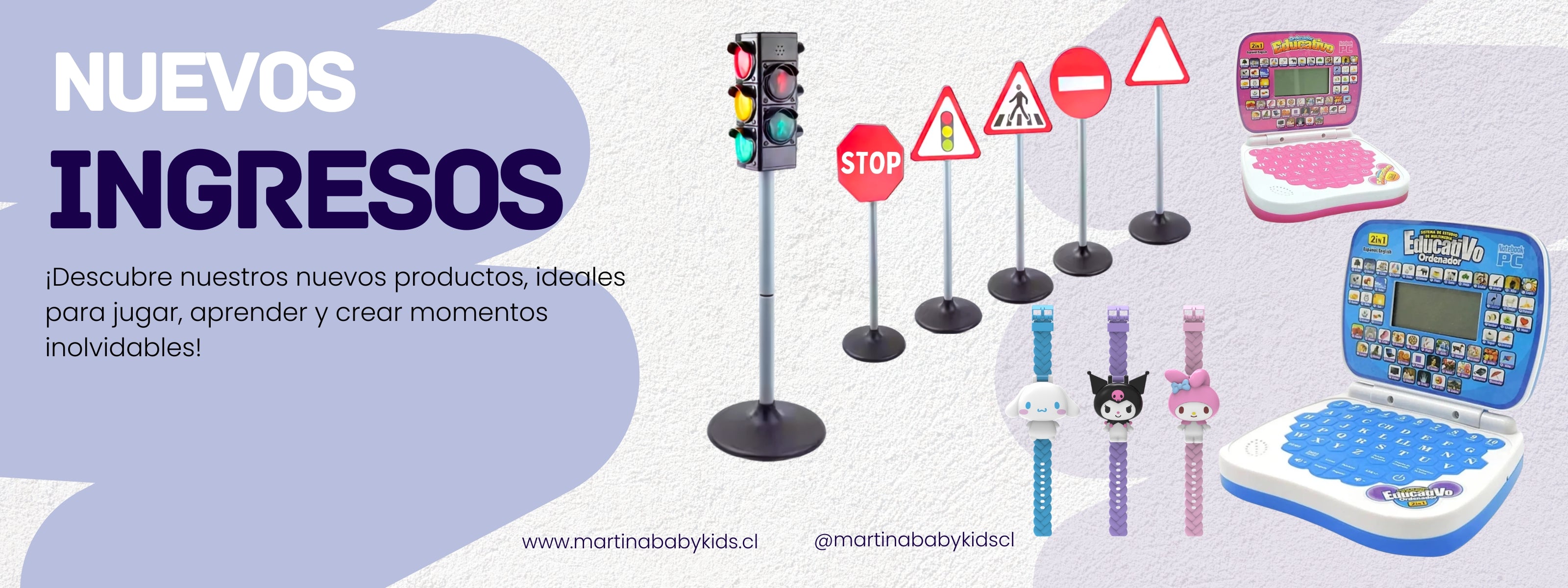 Nuevos ingresos de juegos y juguetes educativos en Martina Baby & Kids.