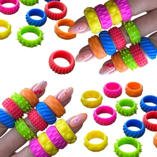 Anillos Sensoriales Juguete Sensorial 12 Unidades - Martina Baby & Kids
