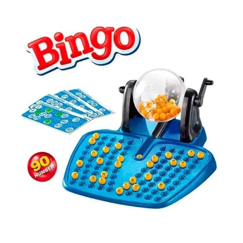 Bingo Tómbola Tablero 90 Números Juego Mesa - Martina Baby & Kids