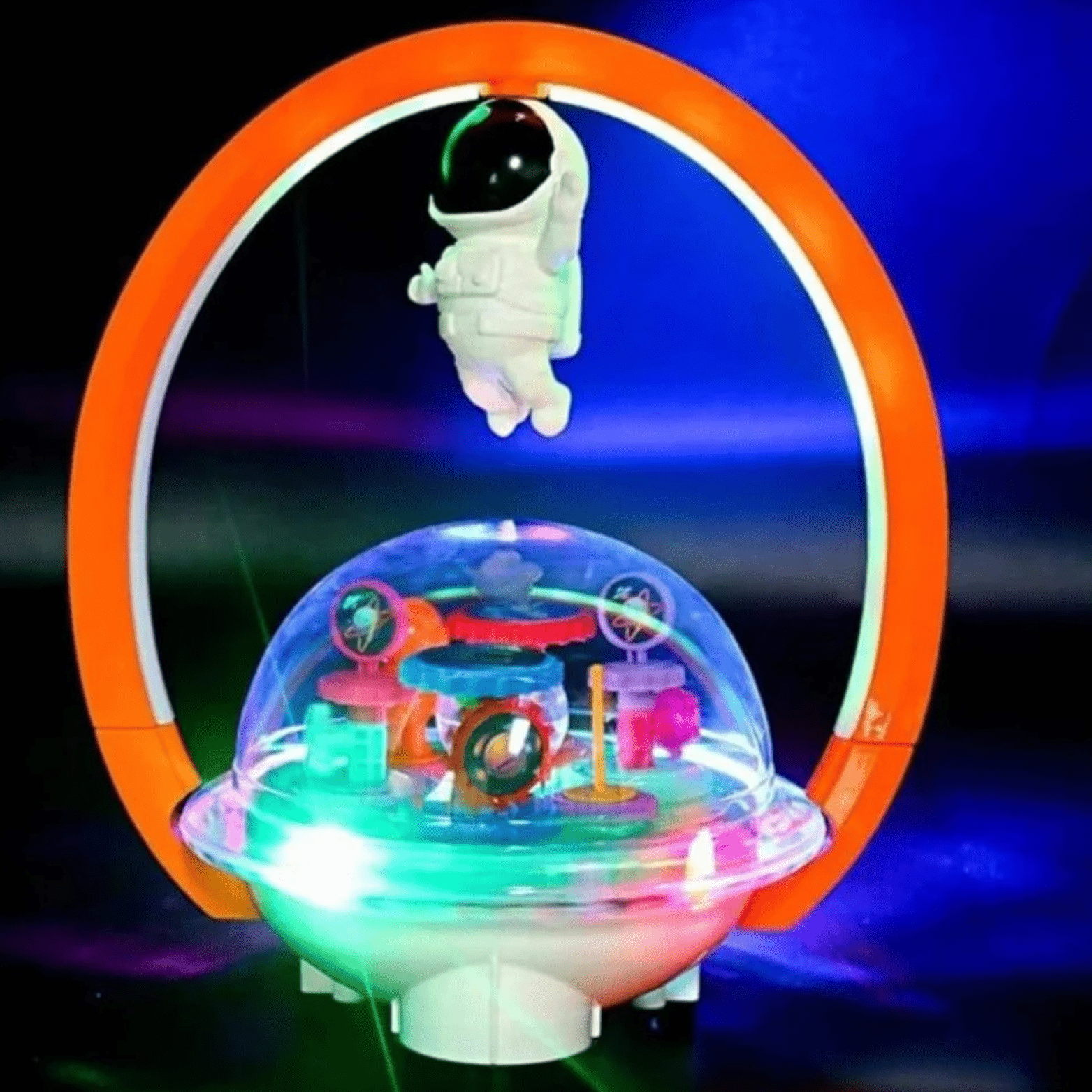 Bola con Luces LED Juguete Astronauta con Engranaje y Sonido - Martina Baby & Kids