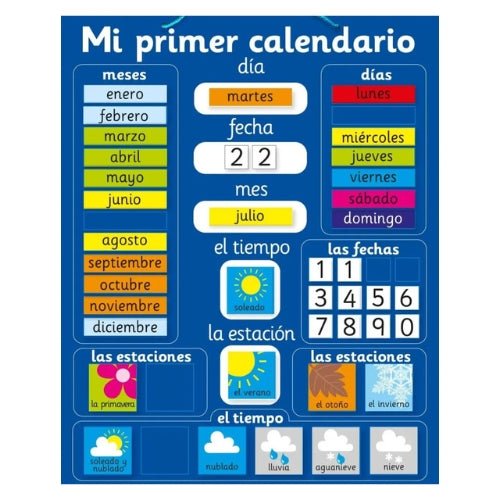 Calendario de Aprendizaje Mi Primer Calendario - Martina Baby & Kids