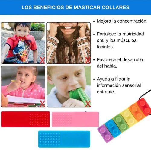 Collar Mordedor Sensorial de Silicona - Martina Baby & Kids