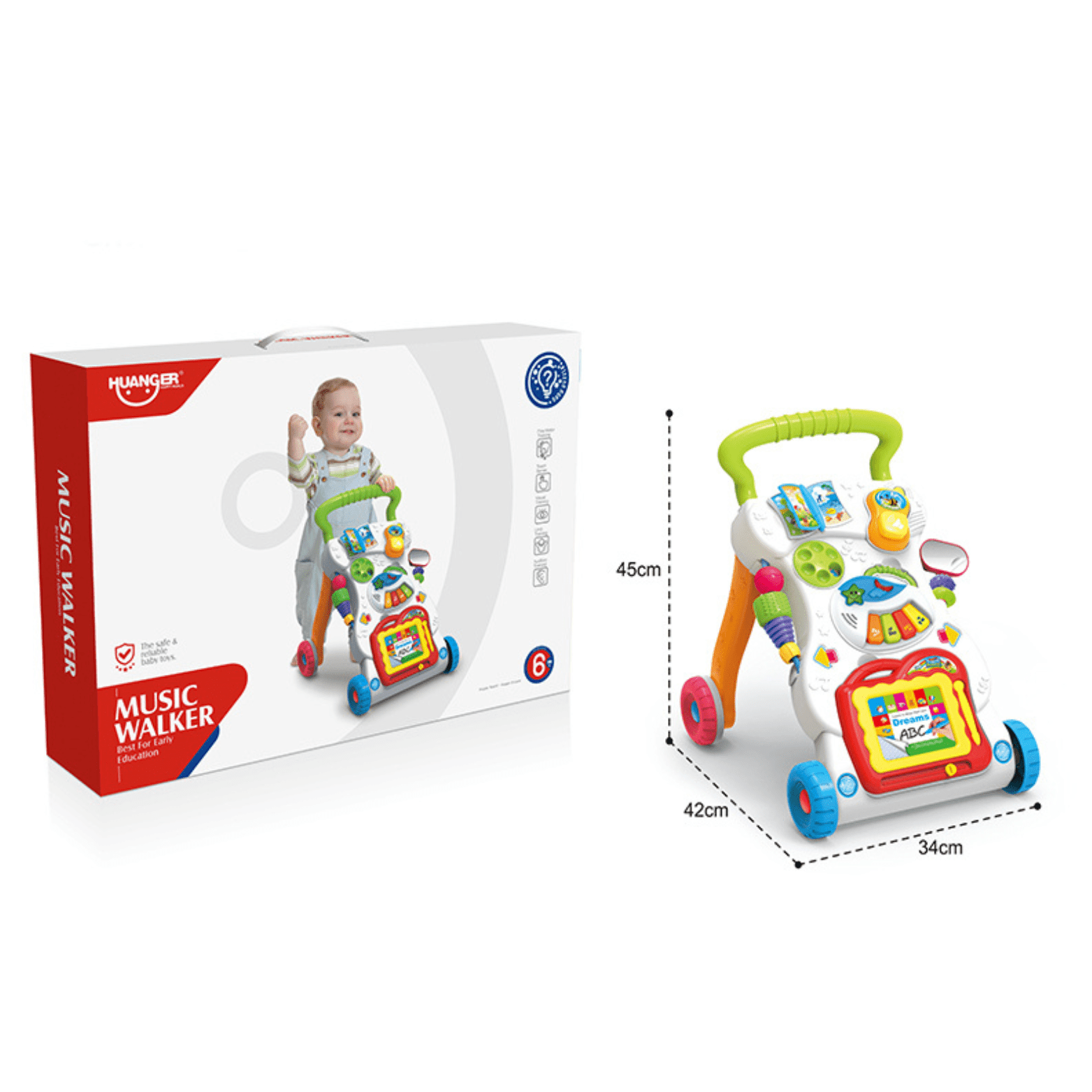 Corre Pasillo Caminadora Infantil Musical Primeros Pasos - Martina Baby & Kids