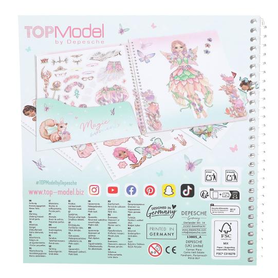 Cuaderno con calcomanías TOPModel Dress me up - Martina Baby & Kids