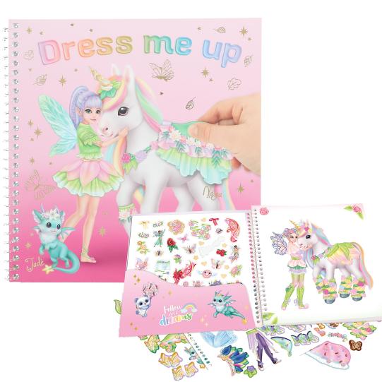 Cuaderno con calcomanías Ylvi Dress me up - Martina Baby & Kids