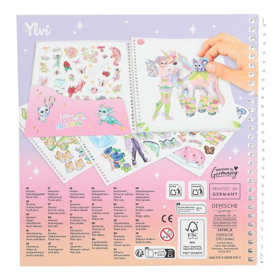 Cuaderno con calcomanías Ylvi Dress me up - Martina Baby & Kids