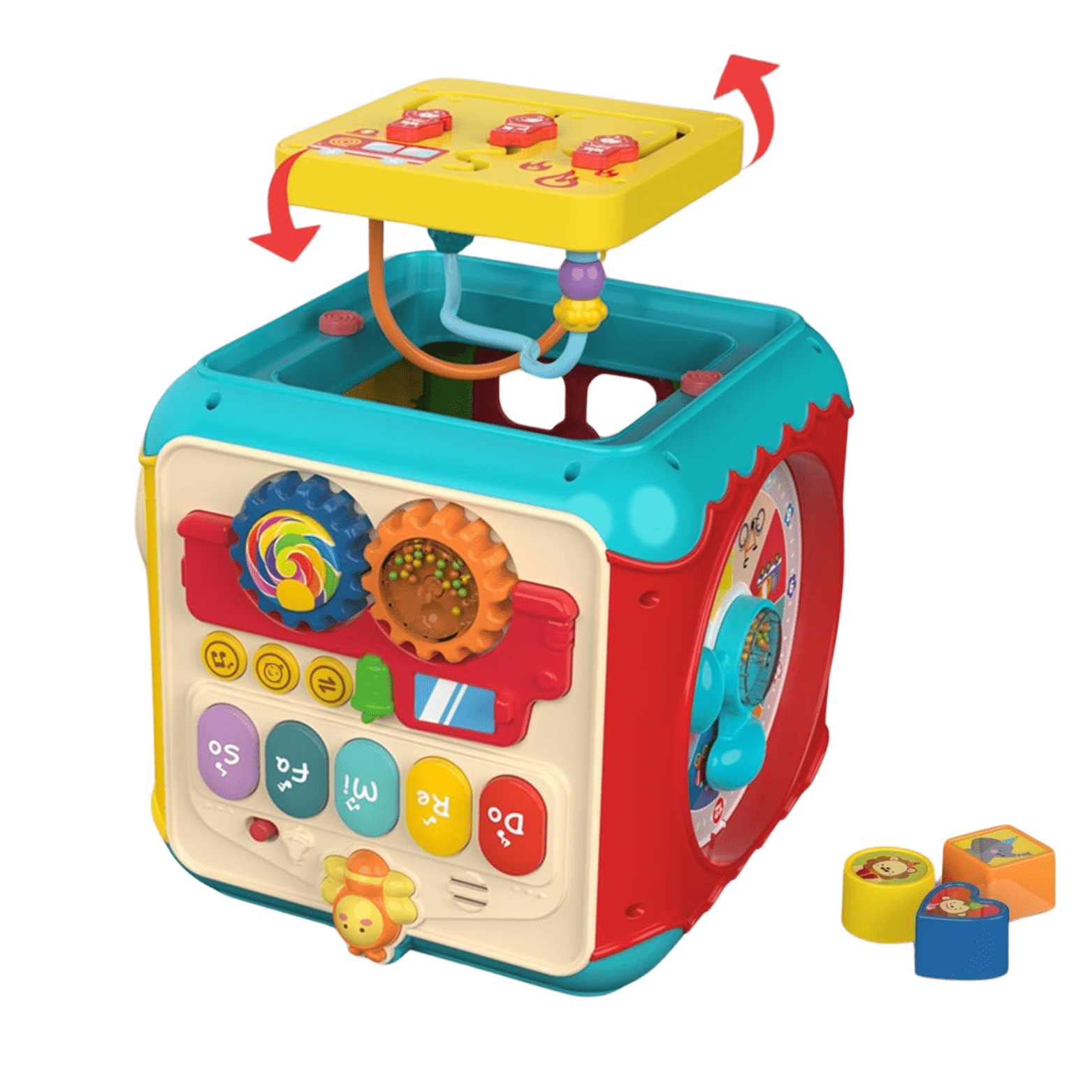 Cubo Didáctico Musical de Encaje Montessori 11 Actividades - Martina Baby & Kids