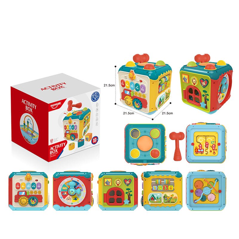 Cubo Didáctico Musical de Encaje Montessori 11 Actividades - Martina Baby & Kids