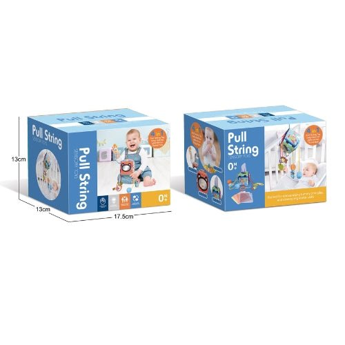 Cubo Sensorial Para Bebes Con Mordedor Sonajero Didáctico - Martina Baby & Kids