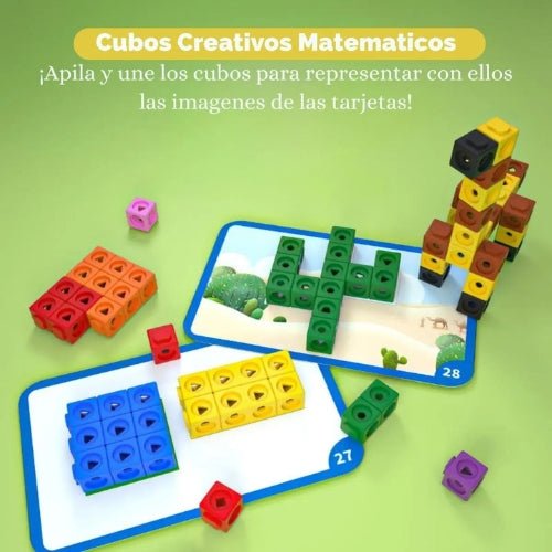 Cubos Multiencaje Unifix Matemática Educativo Number Block - Martina Baby & Kids