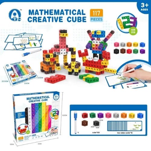 Cubos Multiencaje Unifix Matemática Educativo Number Block - Martina Baby & Kids
