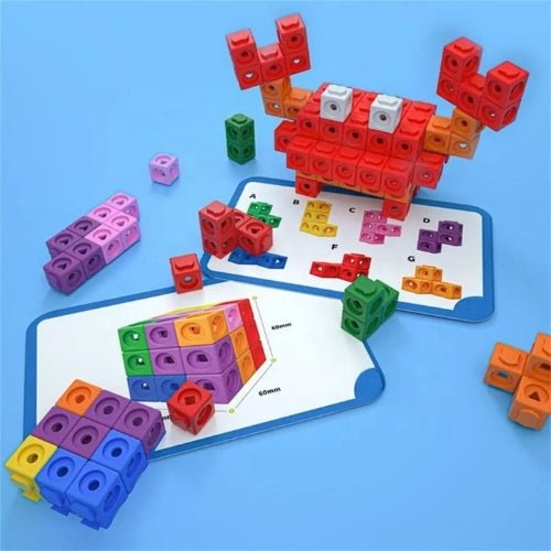 Cubos Multiencaje Unifix Matemática Educativo Number Block - Martina Baby & Kids