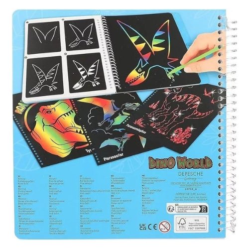 Dino World Magic-Scratch Book - Martina Baby & Kids