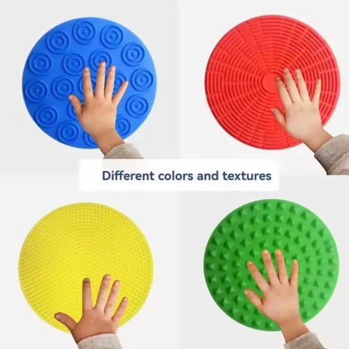 Discos Sensoriales Antideslizantes 17cm Set 4 Unidades - Martina Baby & Kids