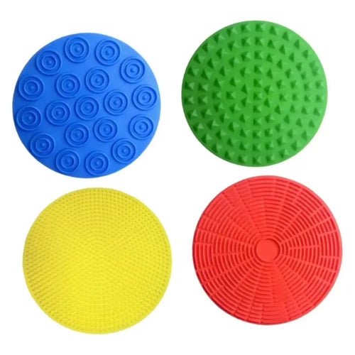 Discos Sensoriales Antideslizantes 17cm Set 4 Unidades - Martina Baby & Kids