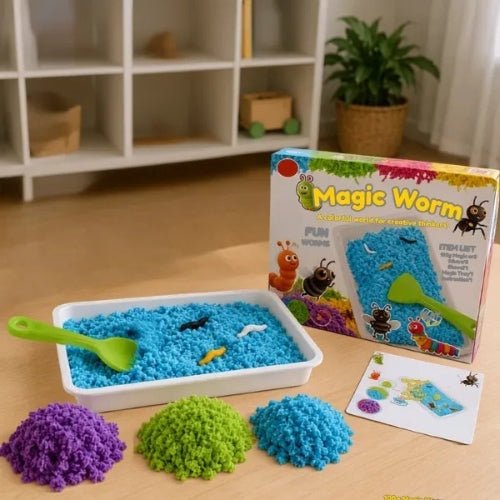 Juego Arena Magica Kit Magic Worm Arena Sensorial - Martina Baby & Kids