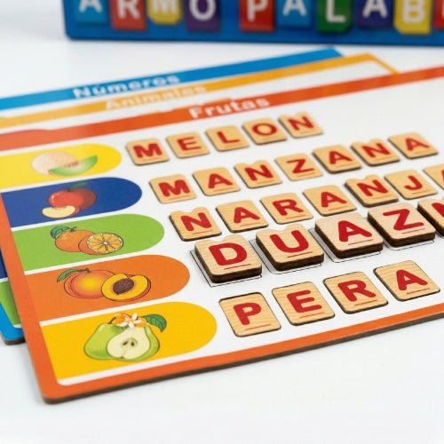 Juego Armo Palabras Juego Educativo - Martina Baby & Kids