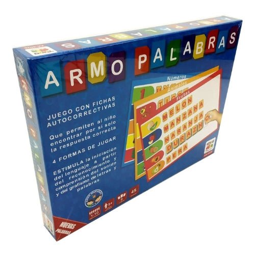Juego Armo Palabras Juego Educativo - Martina Baby & Kids
