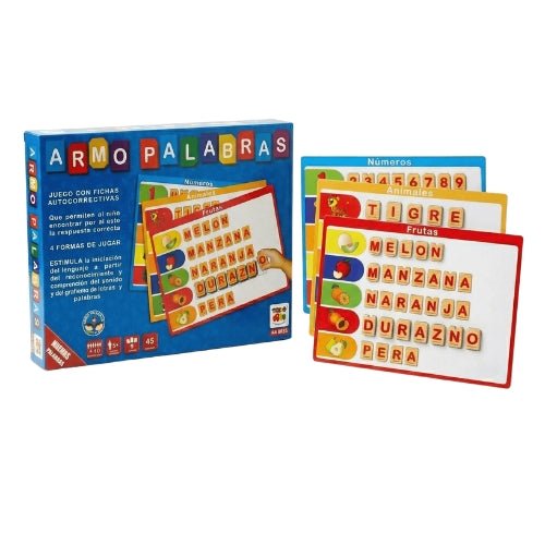 Juego Armo Palabras Juego Educativo - Martina Baby & Kids